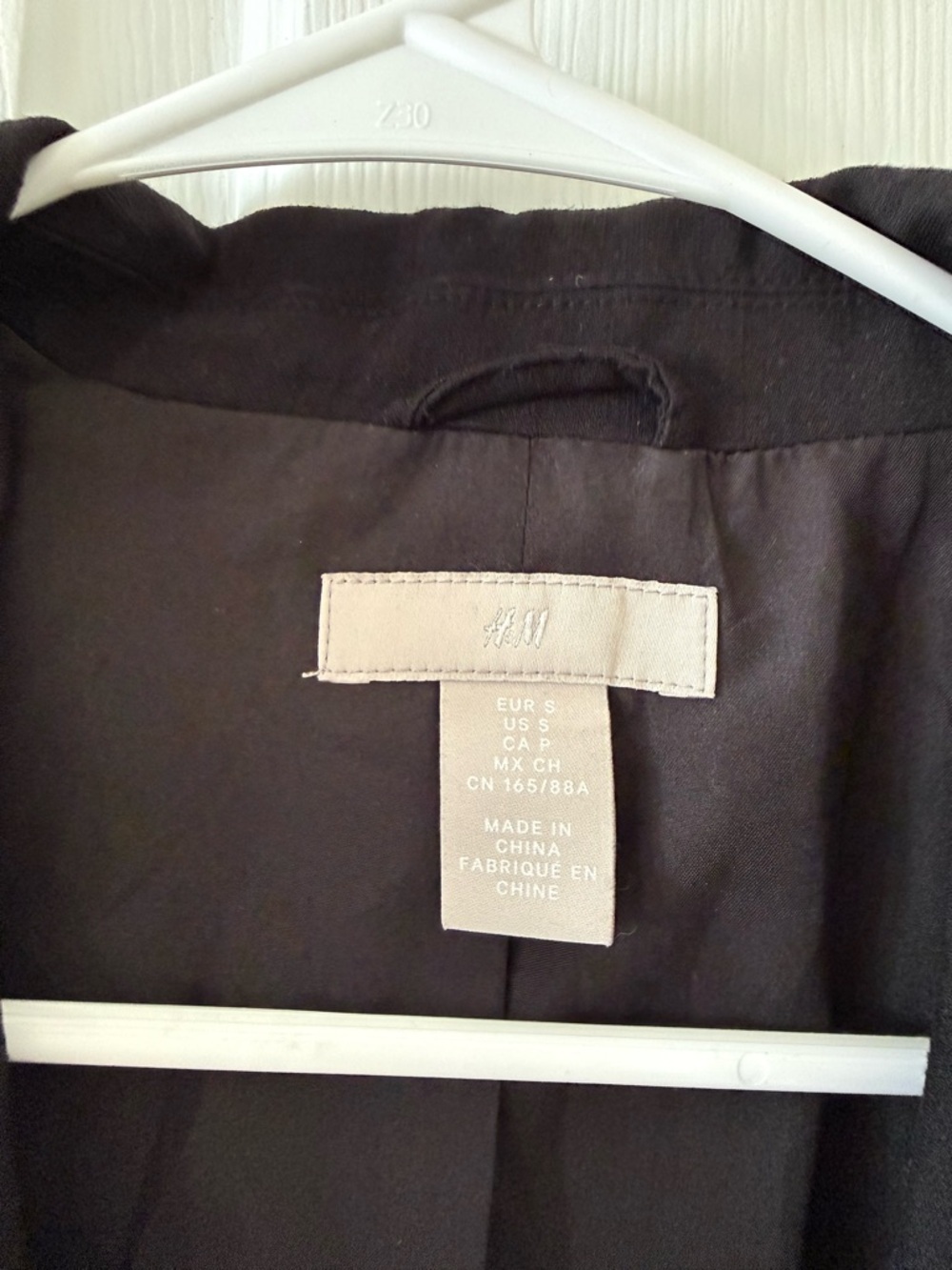 H&M Black Double-Breasted Blazer - Picture 2 of 7